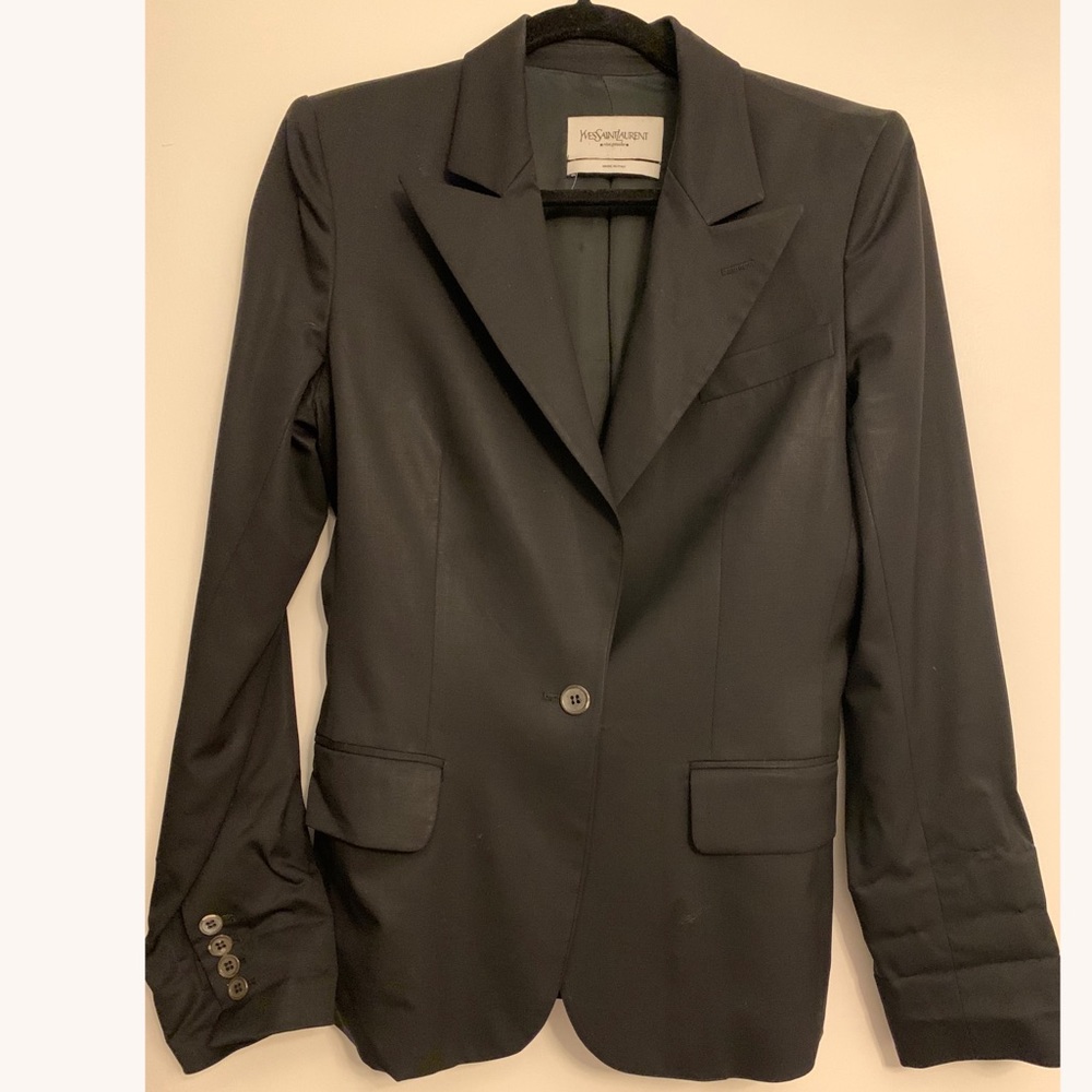 YVes Saint Laurent wool blazer